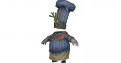 Body with Clothing Racoon P3 3D model