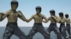 Bruce Lee 3D model