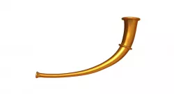 Bugle 3d model 3D model