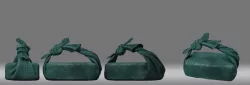 cartoon parcel package  3D model