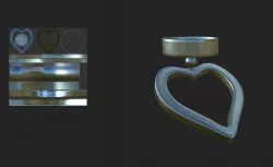 Chrome tealight holder Low-poly  3D model