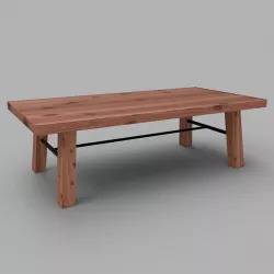 Coffee Table 01 - Living Room Low-poly  3D model