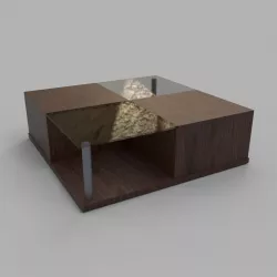 Coffee Table 02 - Living Room Low-poly  3D model