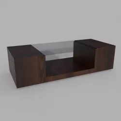Coffee Table 03 - Living Room Low-poly  3D model