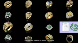Collection Gold Jewellery 10 Models  