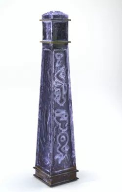 Column Low-poly  3D model