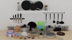 Cookware Set 3D model