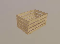 Crate 3D model