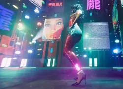 Cyber Square Low-poly  3D model