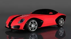 Devon GTX Low-poly  3D model