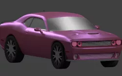 DODGE CHALLENGER HELLCAT 2015 3D model
