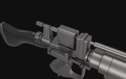 E-5C Gun - Star Wars Battlefront 2 3D model