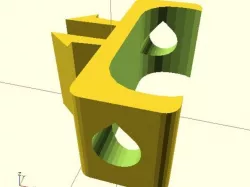 Extrusion cable Clip