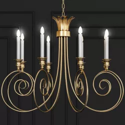 Eyelash Chandelier  Small 3D model