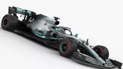 F1 Mercedes W10 2019 3D model