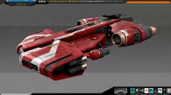 FEDERATION Destroyer BE3 Low-poly  3D model