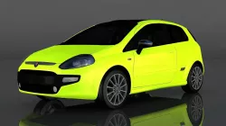 FIAT Punto Evo Low-poly  3D model