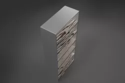 Filing Shelves 3D Model Low-poly  3D model