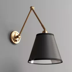 First Edition Adjustable Arm Reading Wall Lamp 3D model