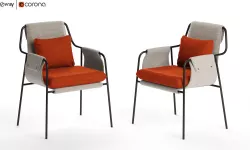 Fletcher Chair Industry West 3D model