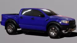 Ford Ranger Raptor Pickup Truck 3D Model Low-poly  3D model
