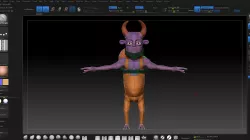 Forest God - ZBrush Stylized Base Mesh Download 3D model
