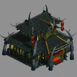 Game Barbaric Orcs - Pub 3D model