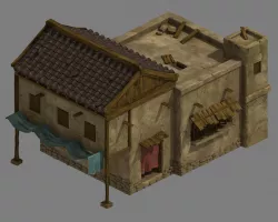 Game Blacksmith Shop - House 71 3D model