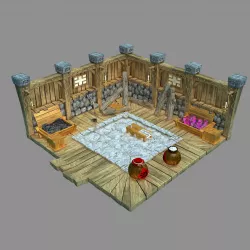 Game Gang Indoor - Warehouse 3D model