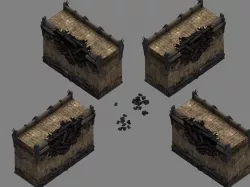 Game Hell - Broken Wall 03 3D model