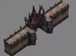 Game Hell - Gate 065 3D model