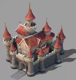 Game Snow White - Castle 03 3D model