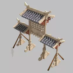 Game Street - Archway 62 3D model
