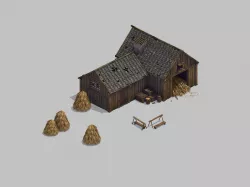 Game Warehouse - Barn 32 3D model