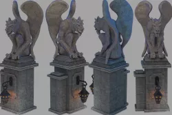 gargoyle 3D model