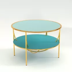 Gold Coffee Table  3D model