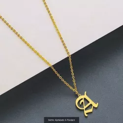 Gothic Alphabets Pendants Collection 