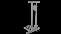 Guillotine Display model 3D model