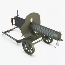 Gun Maxim 1910 3D model