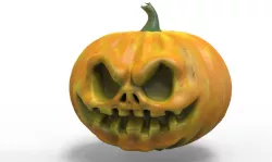 Halloween Pumpkin Low-poly  3D model
