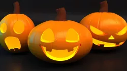Halloween Pumpkins 3D model