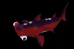 Hammerhead Shark Low-poly  3D model