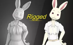 Haru Beastars Anime 3D model