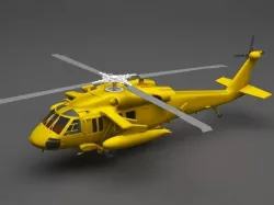 Helicopter 3D model