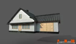 Home Landscape v-AR1 Low-poly  3D model