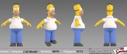 Homer Simpson 3D Model 3D model