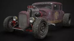 Hot Rod 3D model