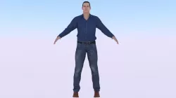 Human  Low-poly  3D model