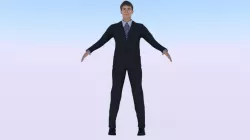 Human  Low-poly  3D model