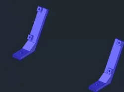 I3 LCD Bracket for Aluminum Extrusion(3030)